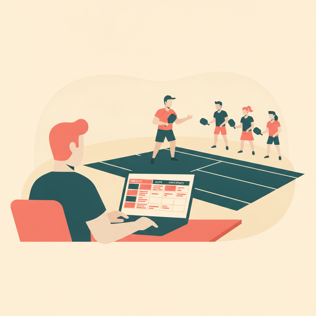 Pickleball Clinic Scheduling Software: What Operators Need