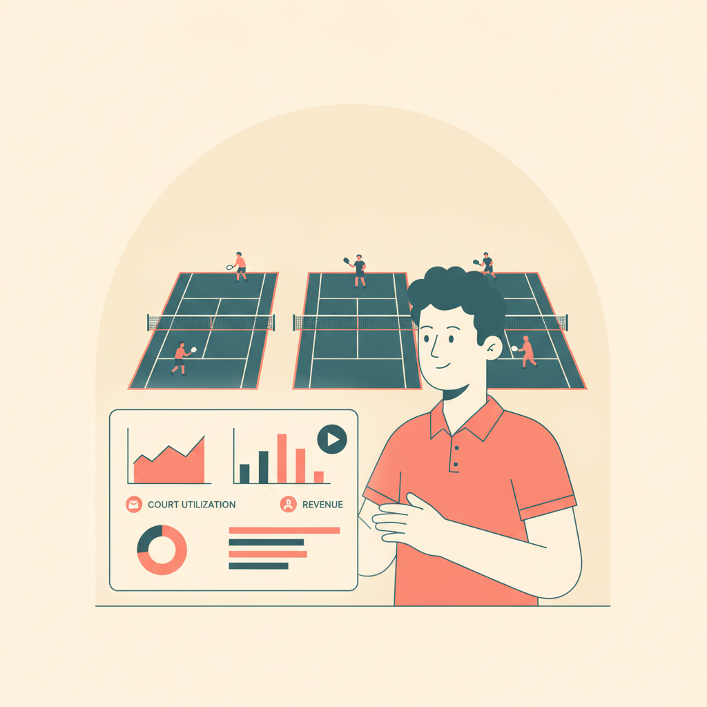Pickleball Court Analytics: Track Utilization and Revenue