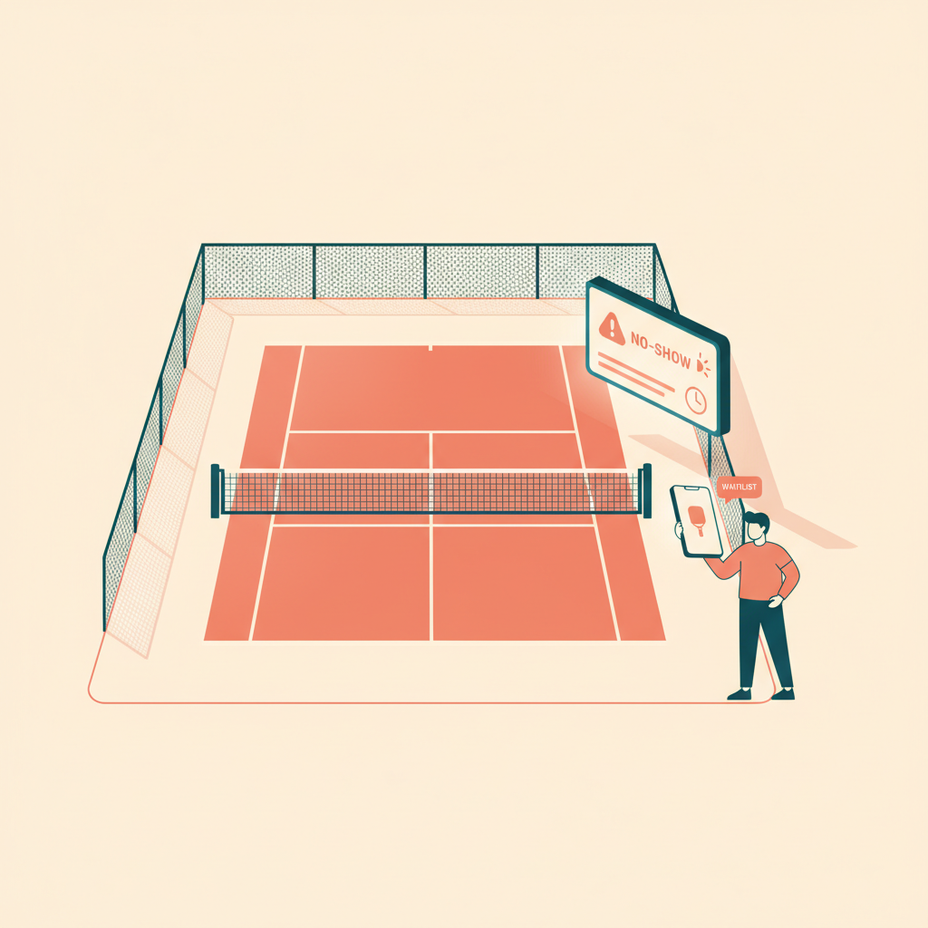 How to Reduce No-Shows at Pickleball Courts: Automated Policies