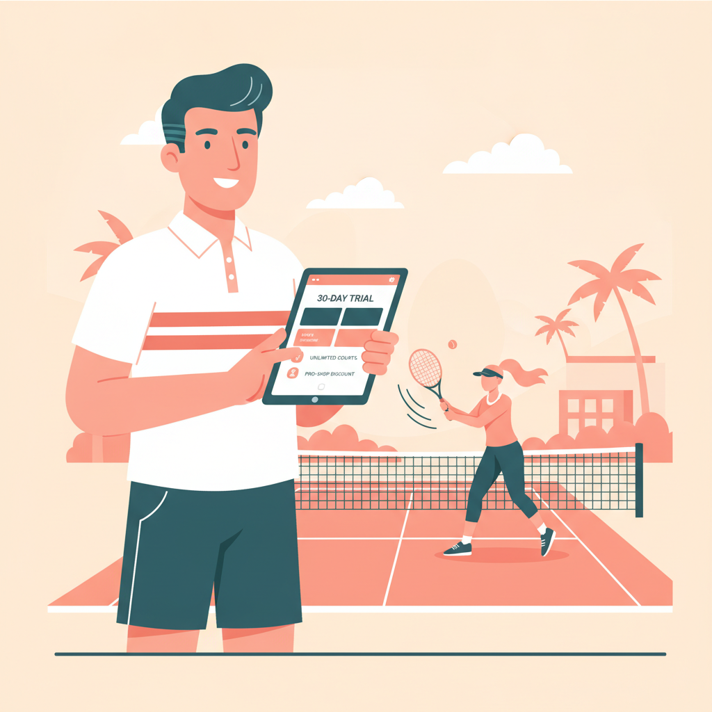 Tennis Club Trial Membership: Design, Set Up, and Convert