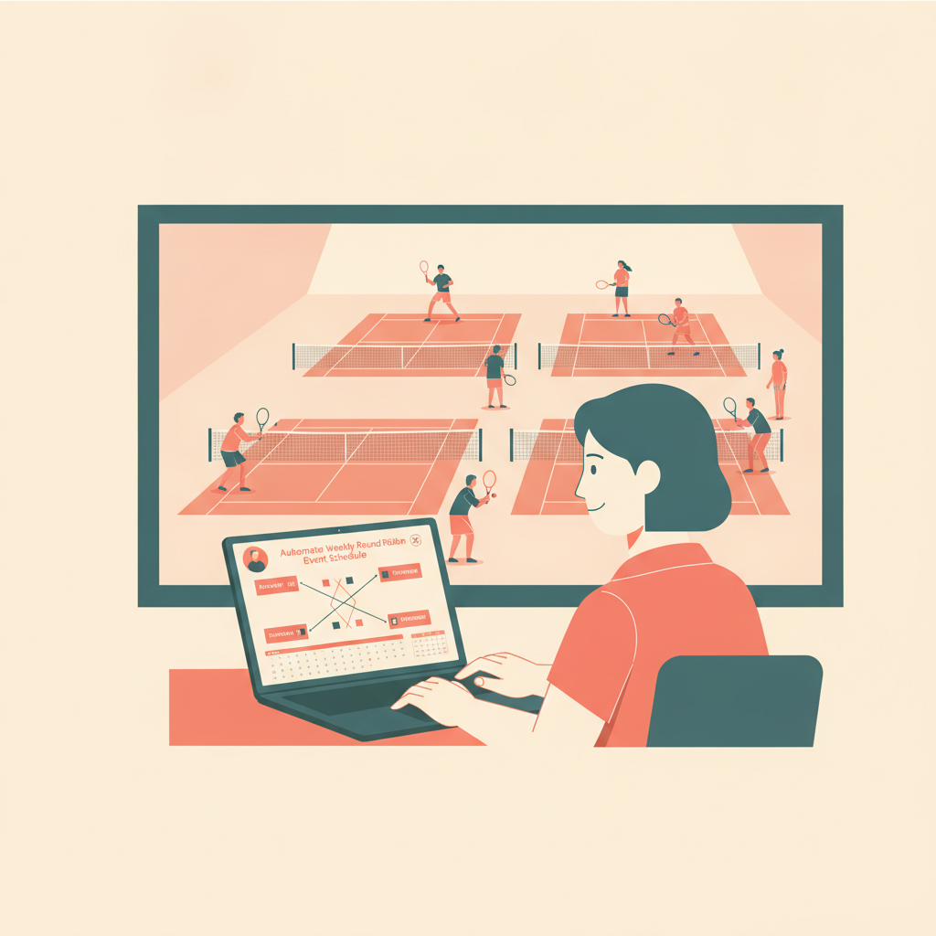 Tennis Club Round Robin Software: Run Socials at Scale