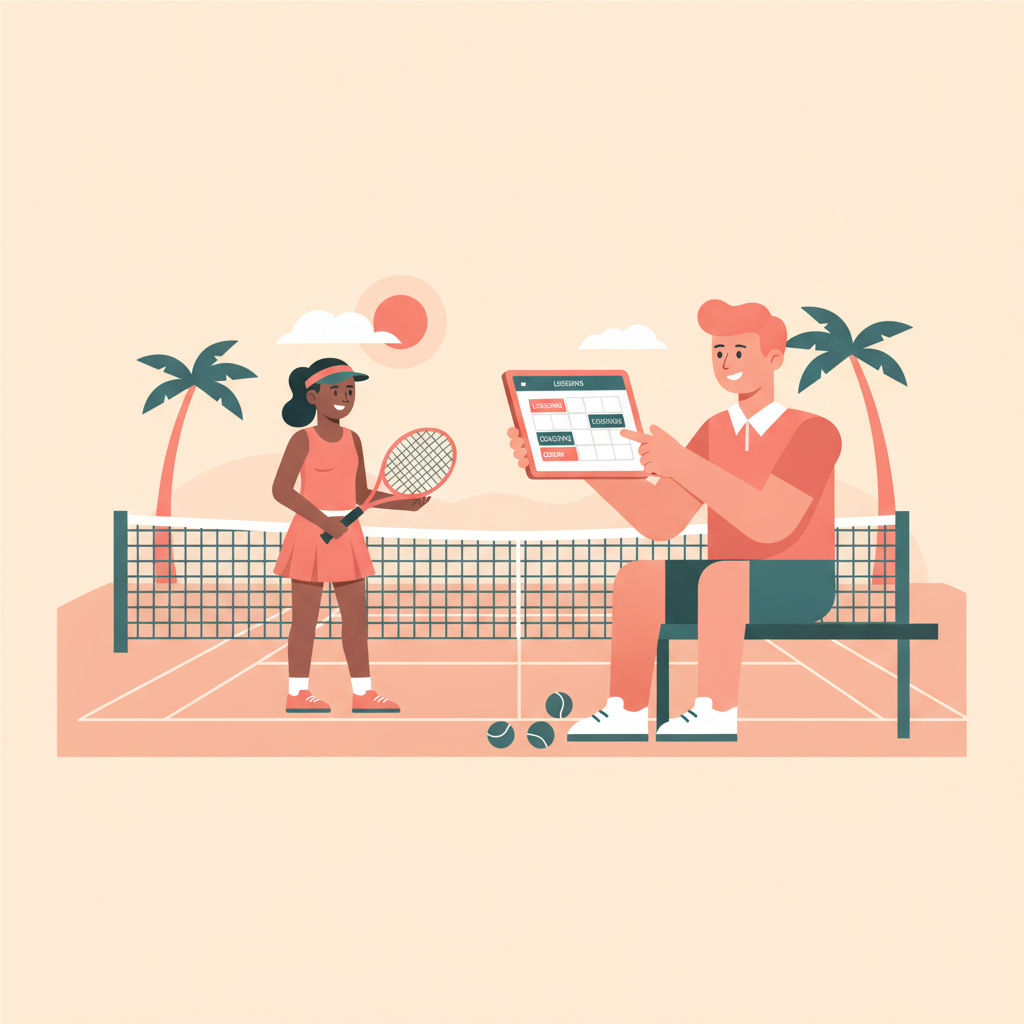 Tennis Pro Lesson Scheduling Software: What Clubs Need